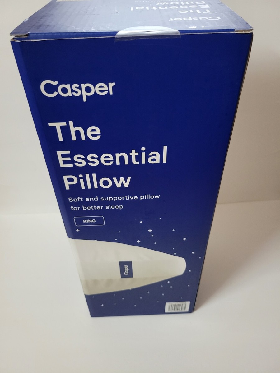 Casper Sleep Essential Pillow, King - New in Box | eBay