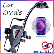 Universal 360° Rotation Car Windshield Mount Holder Cradle For GPS Mobile Phone