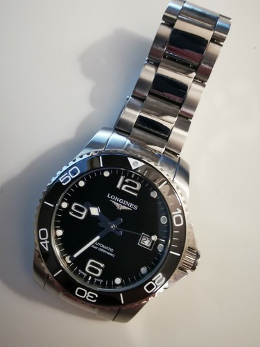 LONGINES HYDROCONQUEST 41mm CERAMICA L3.781.4.566 NERO NUOVO 2 ANNI  GARANZIA | eBay