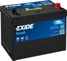 EB704 EXIDE Batteria avviamento per FORD RENAULT OPEL TOYOTA MERCEDES-BENZ AUDI