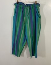 Vintage Pants Cotton 1990s Loose High Rise Medium