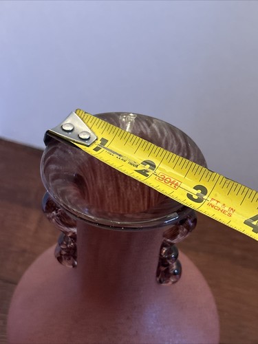 Jarrón de vidrio soplado a mano con textura estilo Seguso Vetri d'Arte Scavo Art - Imagen 11 de 11
