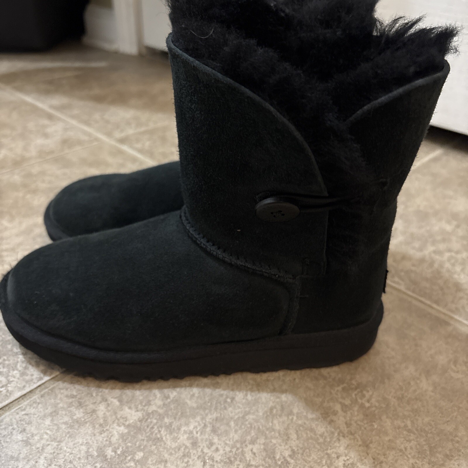 Ugg Australia Mini Bailey Button ll Black Womens … - image 3