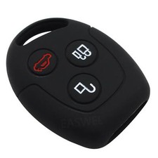 Black Silicone Car Key Cases Cover fit for Ford Mondeo Fiesta Focus C-Max GALAXY