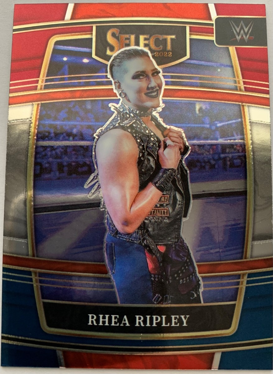 2022 PANINI SELECT WWE RHEA RIPLEY #16 RAW CONCOURSE RED SILVER 