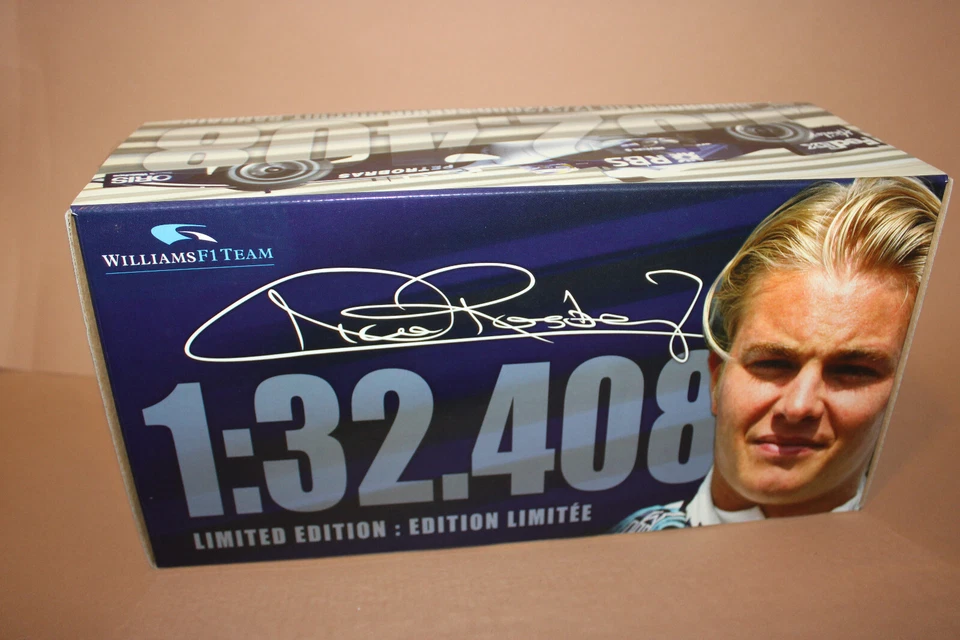 Hot Wheels Modellauto 1:18 Williams F1 Team Nico Rosberg 2006 Bahrain GP OVP - Bild 2 von 4