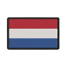 NETHERLANDS FLAG PATCH DUTCH EMBLEM Nederland APPLIQUE embroidered iron-on EU