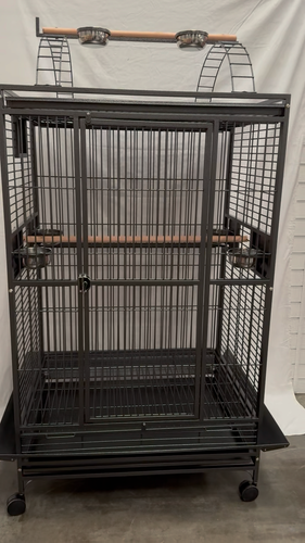 Parrot-Supplies DeSantis Premium Play Top Macaw Parrot Cage - Antique, - Video 1 of 1