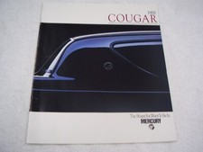 1988 Mercury Cougar  Brochure  Original Free Poostage