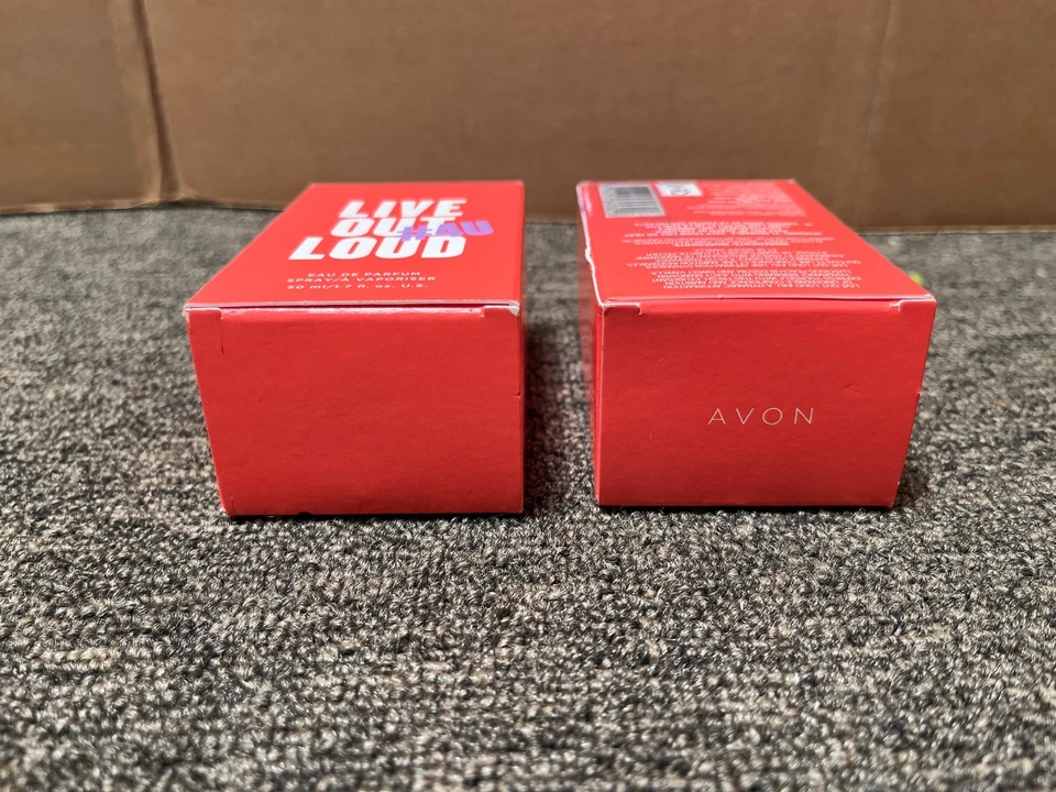 LOTE DE 4 AVON LIVE OUT LOUD EAU DE PARFUM SPRAY #4U 50 ML 1,7 FL OZ Foto 4 de 4