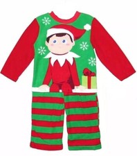 The Elf on the Shelf Toddler Boys Fleece Pajamas Sleepwear Set, Size 4