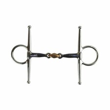 AK Full Cheek Horse Riding Bit with Cooper Lozenge & Sweat Iron Mouthpiece