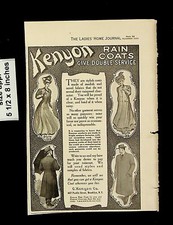 1906 Kenyon Rain Coats Women Fashion Vintage Print Ad 17526