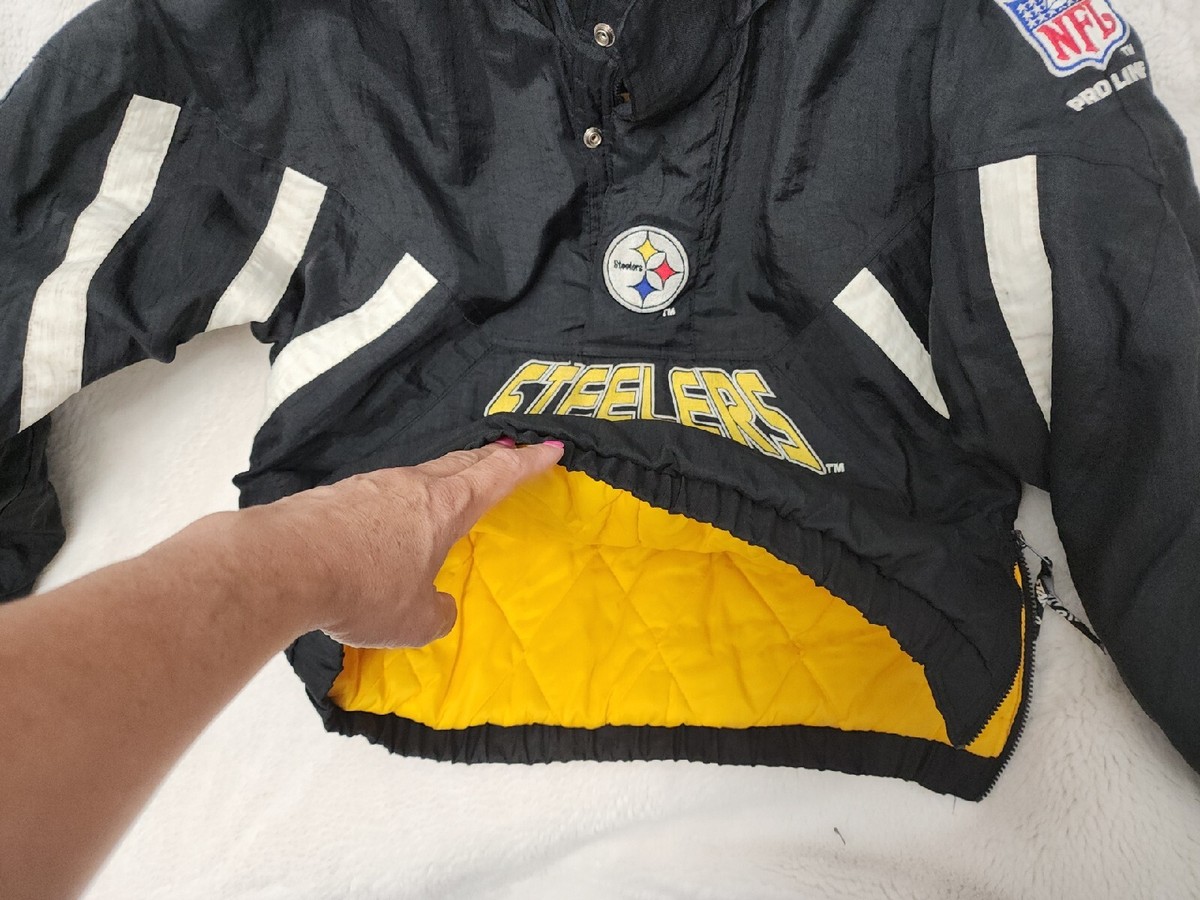 Vintage Pittsburgh Steelers Football Starter Jacket Size L Kids