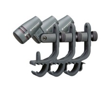 Sennheiser e604P 3 Pack of Clip-on Snare/Tom Drum Microphones Mic w/ Mount