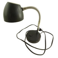 Flexible LED Desk Lamp With USB Port AC Powered Black