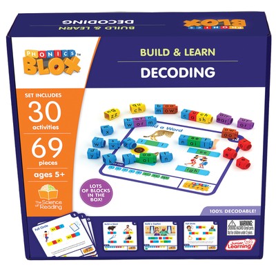 Junior Learning: Rainbow Phonics Blox: Decoding -Ages 5+