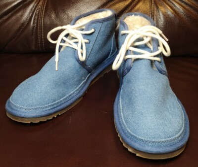 UGG Neumel Natural Chukka Boots Indigo 1117613 Men display picture 1