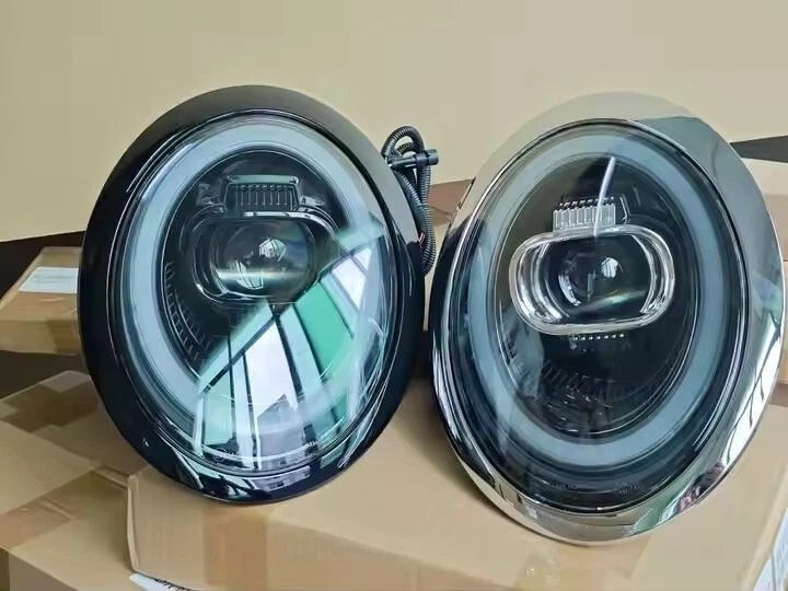 Faro LED negro DRL señal de giro alta/baja para Mini Cooper R50 R52 R53 2001-2007 Foto 3 de 4