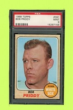 1968 TOPPS #391 BOB PRIDDY PSA 9