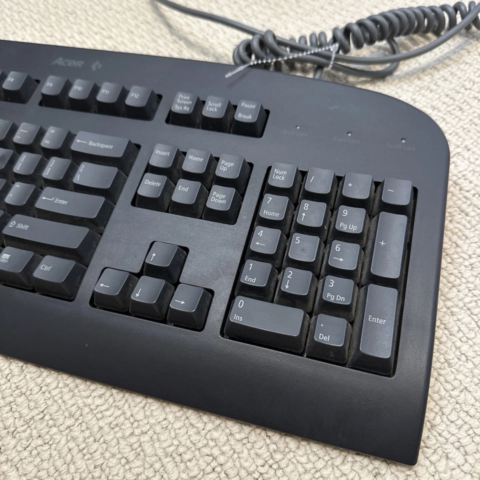VTG 11997 Acer 6511 6511-HW Black Clickety Clack PS2 Keyboard - Image 2 of 4