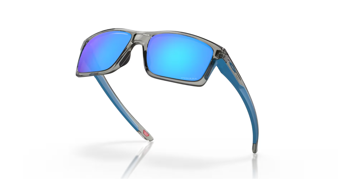 NEW* Oakley MAINLINK XL Grey ink Clear PRIZM Sapphire Blue