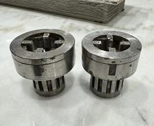 Toledo Pipe Threading Machine Co. 1/2" & 3/4" Vintage Dies "Great Condition"