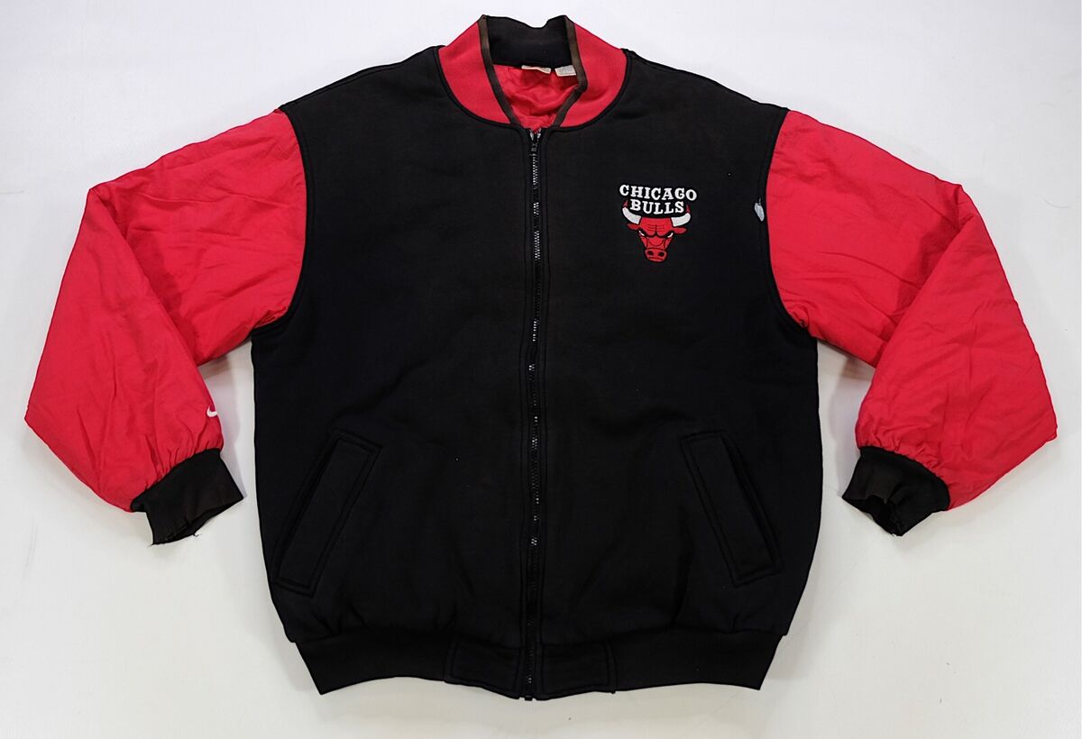 Rare Vintage NIKE Chicago Bulls Bomber Varsity Jacket 90s Rare Vintage NIKE Chicago Bulls Bomber Varsity Jacket 90s