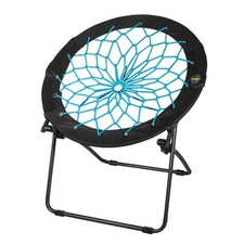 Zenithen Foldable 29  Bunjo Bungee Chair, Teal Pack of 1 