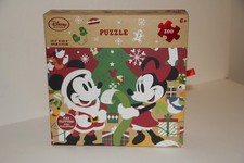 Disney Store Mickey  Minnie 500 Piece Christmas Jigsaw Puzzle BRAND NEW