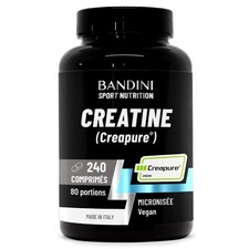 Bandini® Creapure® 240 Comprimés Creatine | Monohydrate, Sport, Entraînement
