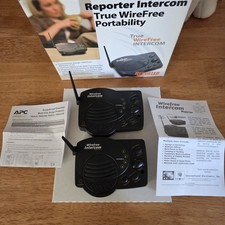 Boxed Reporter Wireless Portable 4-Channel Intercoms - Pair (RWIS)