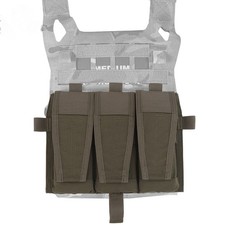 Tactical M4 Magazine Pouch Triple Plate Bag Loop Hunting Vest for AVS/SPC/JPC2.0