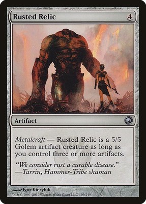 Rusted Relic NonFoil Scars of Mirrodin 199 NM MTG