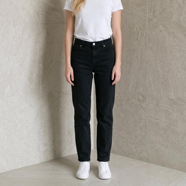 Women Massimo Dutti Jeans Black Stretch S