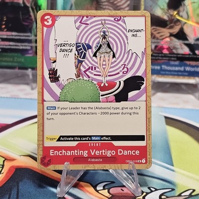Enchanting Vertigo Dance OP04-018 UC Kingdoms of Intrigue One Piece Card Game NM