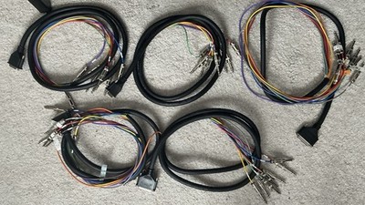 Hosa DTP-803 10-Feet Balanced Snake DB25 to 1/4 in TRS 10ft Cable 5 Pack
