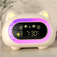 Alarm Clock for Kids, Ok to Wake Clock for Kids with Eye Protection Sleep Traini