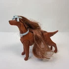 Barbie Glam N Groom Ruby Irish Setter 4.75” Dog Mattel Vintage 1999