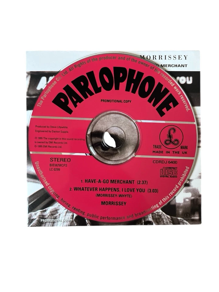 Morrissey Have-A-Go Merchant Promo CD - Image 2 of 2