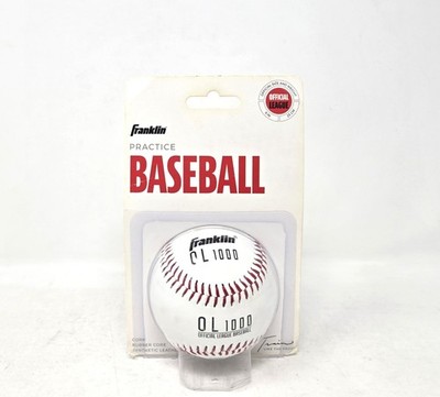 Franklin Sports OL1000 Official League White Cork/Rubber Practice Baseball