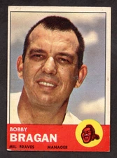 1963 Topps #73 Bobby Bragan VG-EX