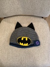 Batman Beanie - Knitted