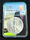 2021 AMERICAN SILVER EAGLE TYPE 2 F.D.O.I. NGC MS 70 303