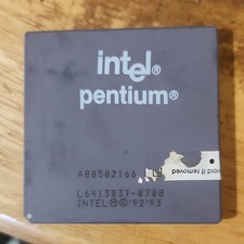 Intel Pentium A80502166 Vintage CPU Processor MALAY L6413837-0700