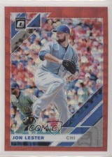 2019 Panini Donruss Optic Red Wave Prizm Jon Lester #108 qg0