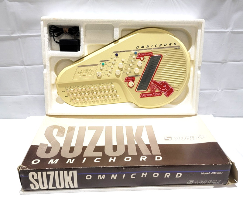 Suzuki Omnichord  OM-150 Musical Instrument Japan Works In The Original Box