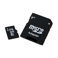 ozzzo 64GB Micro SD Memory Card Class 10 + Smartphone & Tablet Adapter