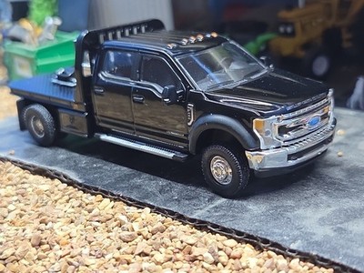 激レア　GREENLIGHT フォード　F-450 トレーラ　セット CUSTOM FLAT BED 2020 Ford 6.7 F450 4x4 1/64 Greenlight Fatbed Farm