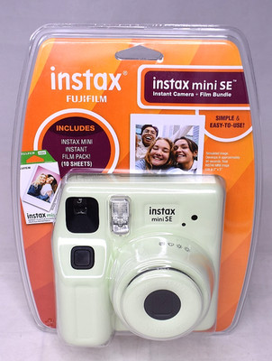 Fujifilm Instax Green Blister Mini SE Instant Camera *READ* NEW NIB